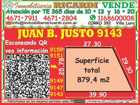 Avenida Juan Bautista Justo 9100