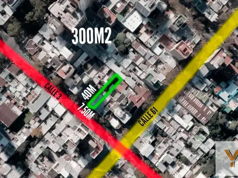 Terreno en venta - 300mts2  - La Plata