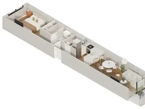 Departamento en Venta de Monoambiente
