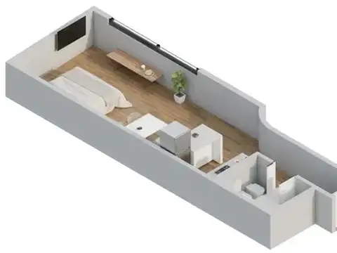 Departamento en Venta de Monoambiente