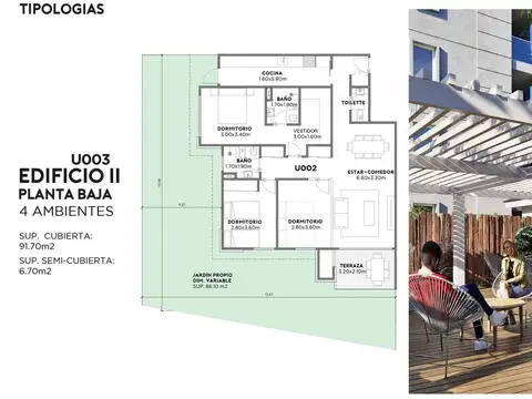 Departamento en Venta en Loma Verde, USD 188.500