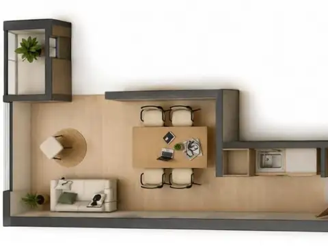 Argerich 2811 Piso 1 Departamento C - monoambiente en construcción