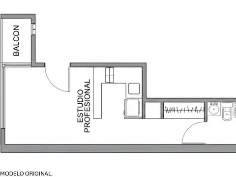 Departamento en Venta de Monoambiente