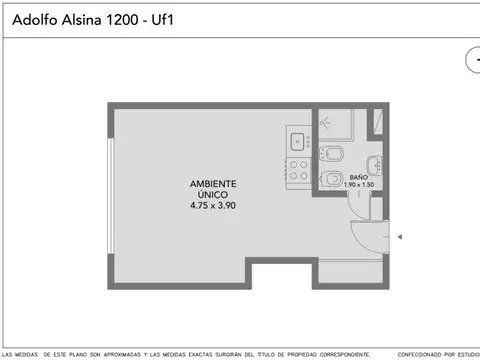Departamento en Venta en Monserrat, USD 55.000