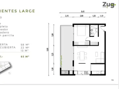 Departamento  en Venta en ZUG, Pilar, G.B.A. Zona Norte