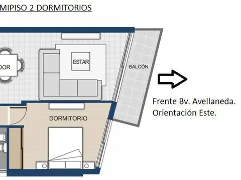 Departamento en Venta de 2 dormitorios