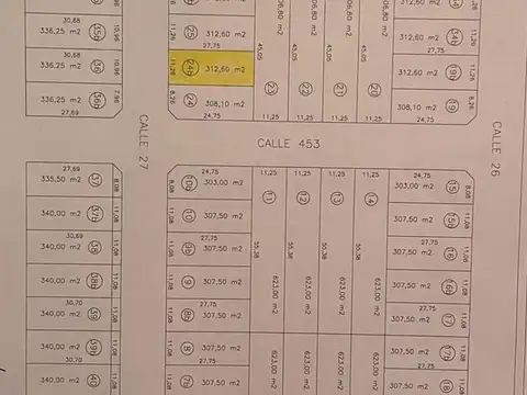 Calle 27 entre 452 y 453