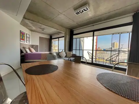 Loft con diseño industrial totalmente equipado y con renta anual del 7 por ciento en dólares