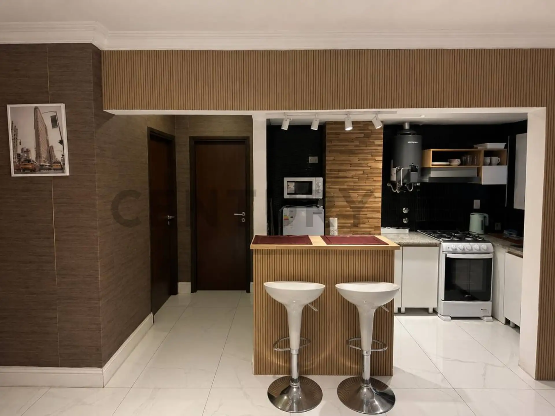 Depto 2 amb, 45m² reciclado con balcón — Stella Maris