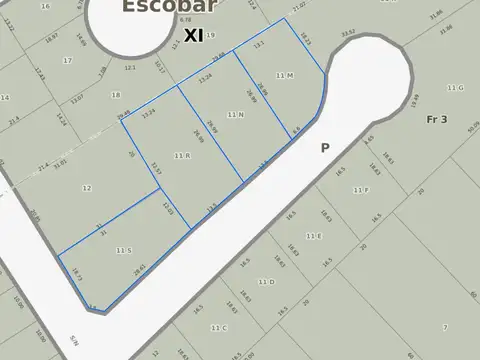 Terreno en Venta en Matheu, USD 18.000