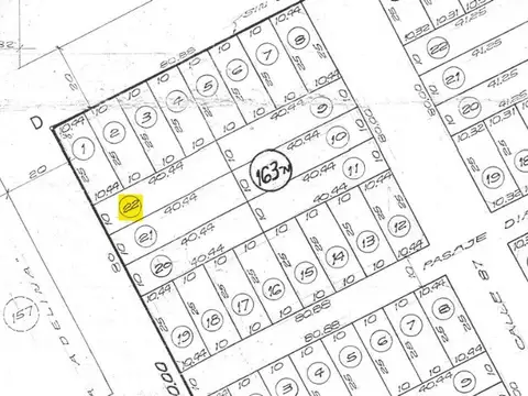 Terreno en Venta 10  mts Frente