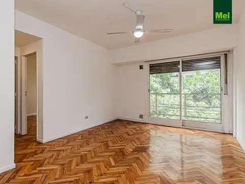 Luminoso 3 ambientes al frente con balcon