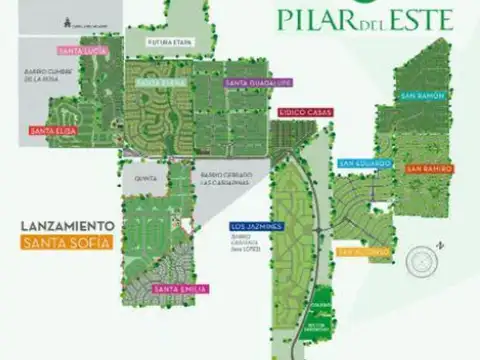 RBS. Lote interno  en Barrio Santa Sofía, Pilar del Este.