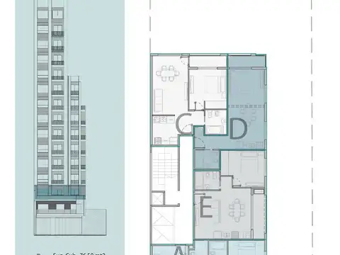 Departamento en Venta en Caseros, USD 94.000