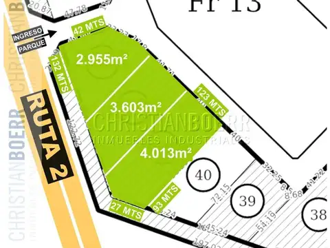 1 HA S/RUTA 2 KM 38 DENTRO DEL PARQUE IND PIBERA - OPCION CO