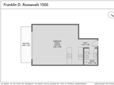 Departamento en Venta en Belgrano, USD 118.000