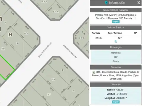 Terreno - Venta - Argentina, Haedo - Colombres 839