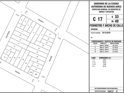 Terreno en Venta en Chacarita, USD 275.000