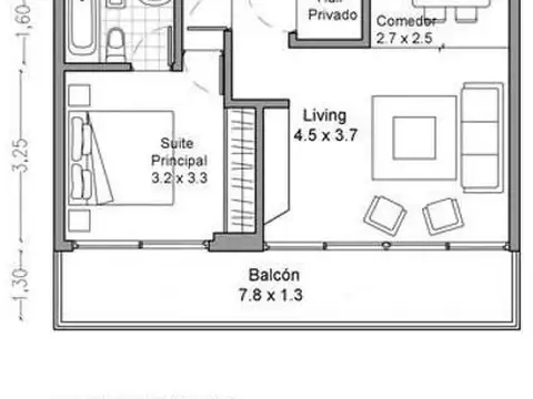 Mario Bravo 62 , Piso 4