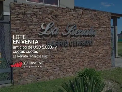 Terreno en Venta en Marcos Paz, Partido de Marcos Paz