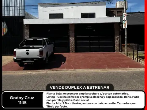 VENDE DUPLEX A ESTRENAR - APTO CREDITO