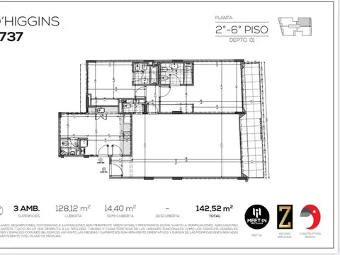 Departamento en Venta de 2 dormitorios
