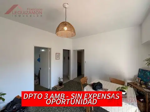 DEPTO 3 AMBIENTES V- MUY LUMINOSO - SIN EXPENSAS