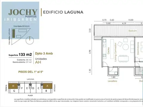 Departamento en Venta en Puertos, USD 420.000