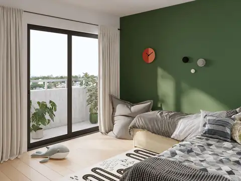 Departamento Monoambiente con 1 baño