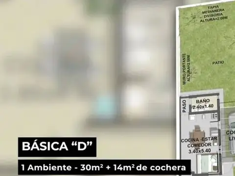 Casa en Venta de 1 dormitorio