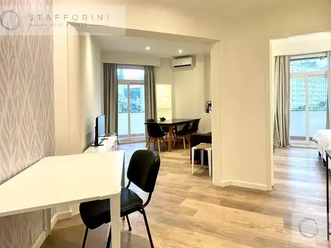 Departamento en alquiler 2 ambientes, balcón, vista abierta, San Nicolás.