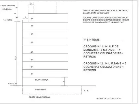 Terreno en Venta de 315,0 m2