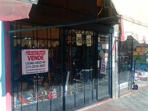 Local en venta frente a terminal de colectivos de Escobar