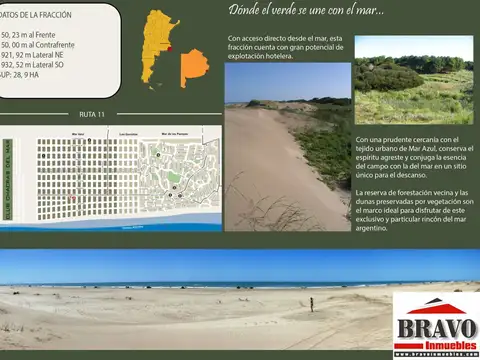 Lote en venta de 292.263m2 ubicado en Mar Azul