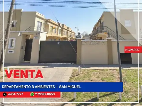 Departamento - Venta - Argentina, San Miguel - Cnel. L. M. Arguero 444