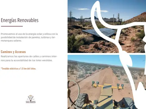 Terreno en Venta en Vaca Muerta, USD 8.500