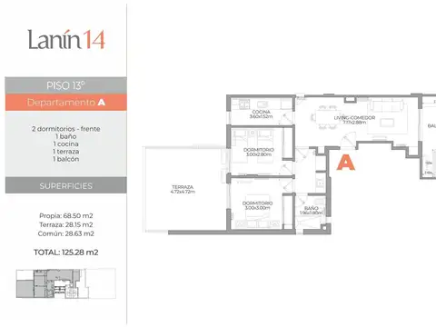 Departamento 1 dorm en venta Nueva Cordoba