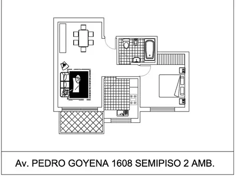 Departamento en Alquiler de 2 ambientes