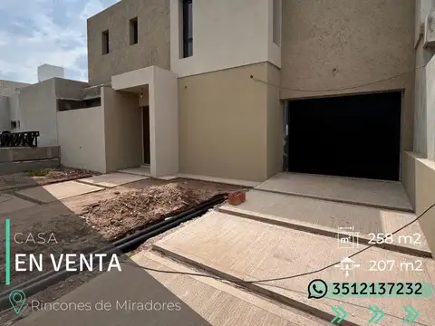 CASA 3 DORMITORIOS - RINCONES DE MANANTIALES