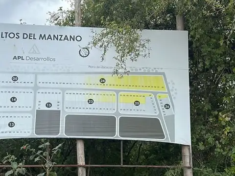 VENTA LOTE EN ALTOS DEL MANZANO