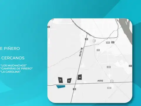 Terreno en Venta 12  mts Frente