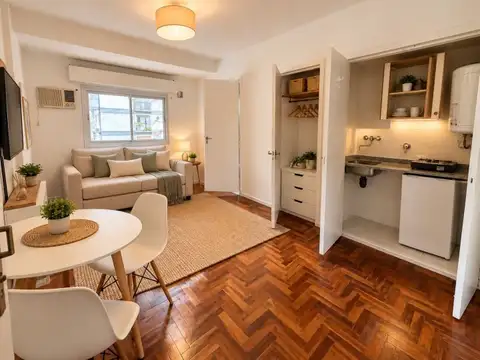 Monoambiente 18 m² al pulmón  Recoleta  Ideal renta