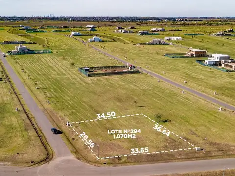 VENTA LOTE ESQUINA 1070M2 EN VIDA CLUB DE CAMPO