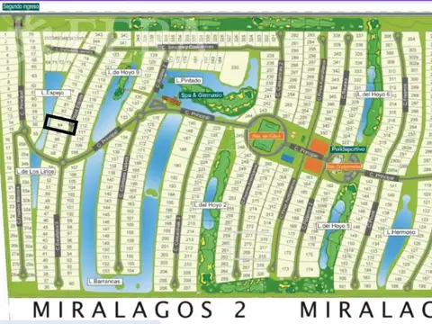 Venta Terreno de 1390m2 con fondo al lago en Miralagos II
