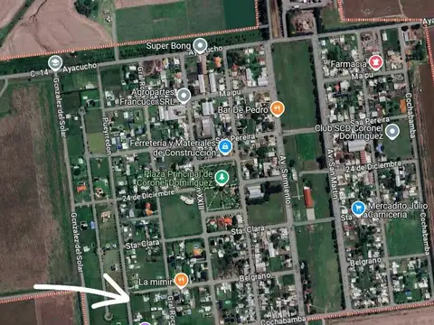 Terreno en Venta 47  mts Fondo