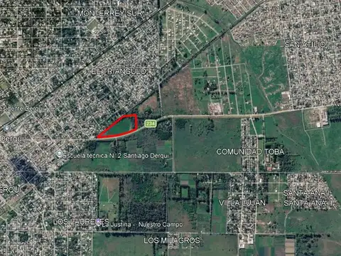 Terreno de 29.754 m2, Venta con 300 mts sobre Av. Ramon Pacheco (Ruta 234) Presidente Derqui - Pilar