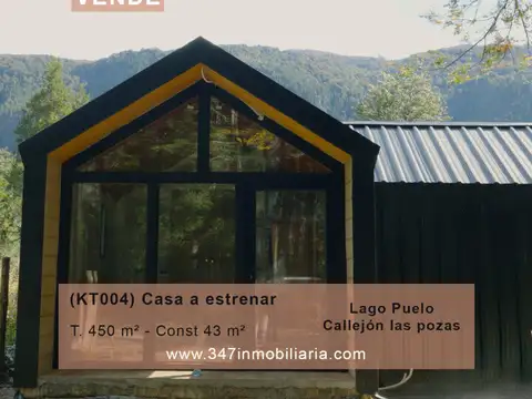 (KT004) -Lago Puelo- Casa a estrenar