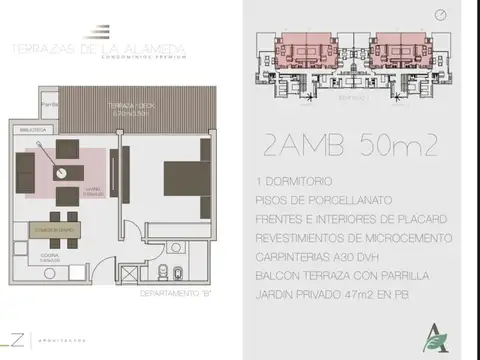 Departamento en Venta de Monoambiente