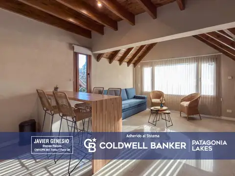 Departamento 57m2 de 2 ambientes amoblado con cochera | Apto crédito | Centro de Villa La Angostura