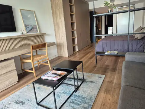 Monoambiente Premium en Alquiler Temporario c/ cochera – Distrito Quartier Retiro - Cuarto Piso